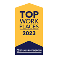 St. Louis Post-Dispatch Top Work Places badget