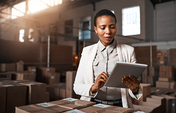 Women ensuring factory operations are running smoothly