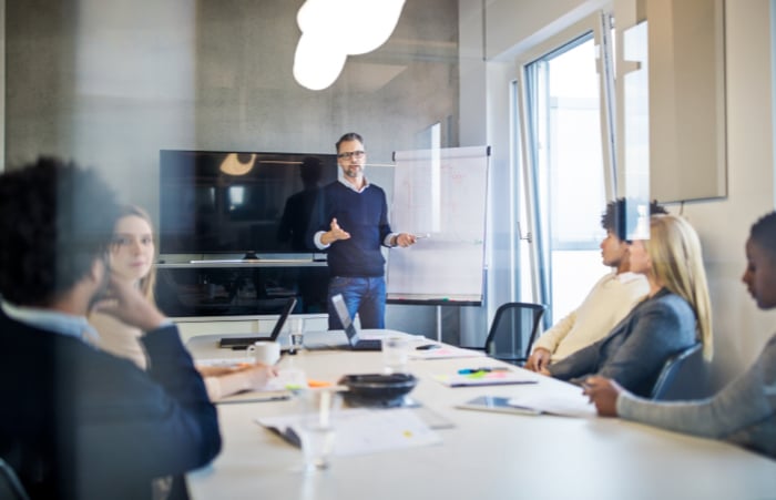 Tech team in a meeting