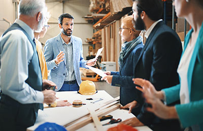 Construction Shop Business Discussion