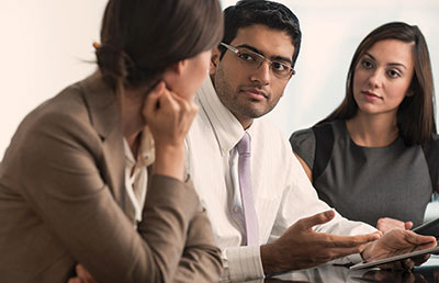 Business Meeting with Client