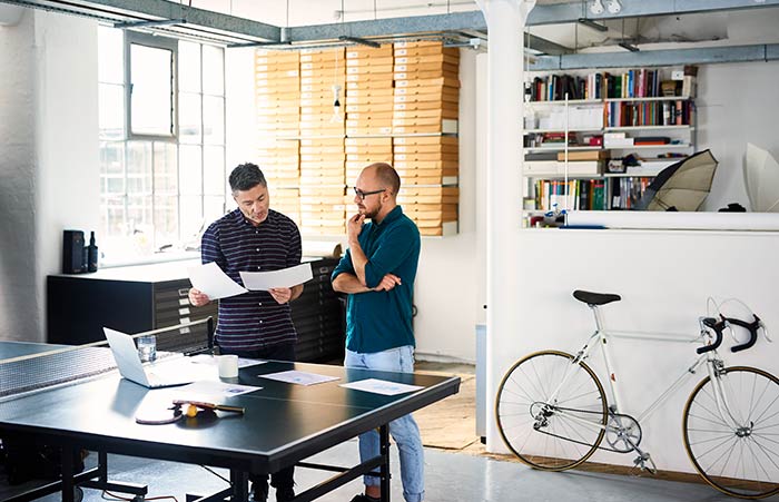 Business On A Ping Pong Table