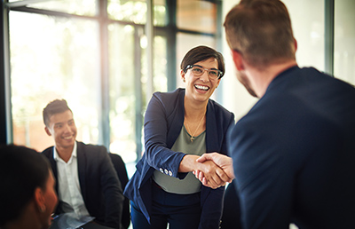 Business Partners Shaking Hands
