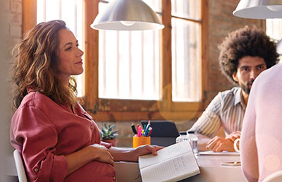 Pregnant Businesswoman