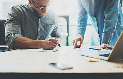 Reviewing Sheet With Highlighter