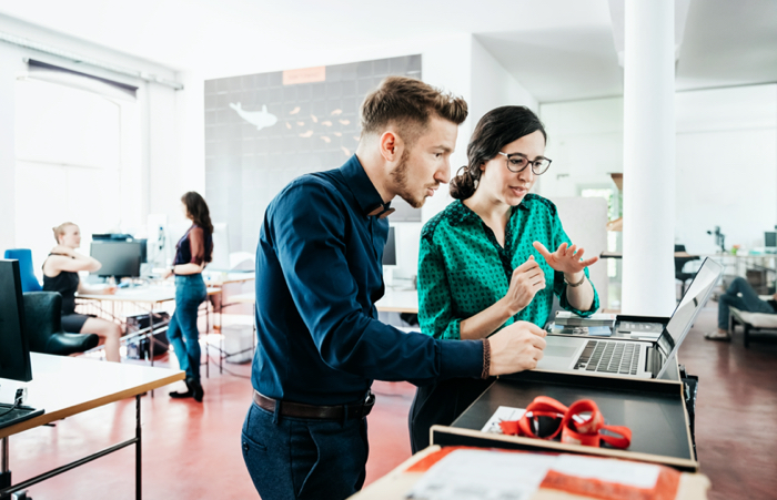 Startup Business Employees Working at the Office