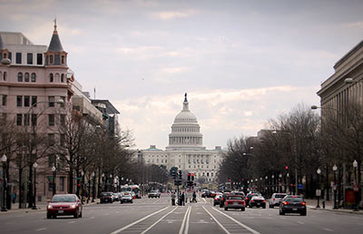 Capitol Building Street Perspective
