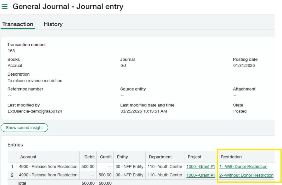11 Fund vs Net Asset Sage Intacct