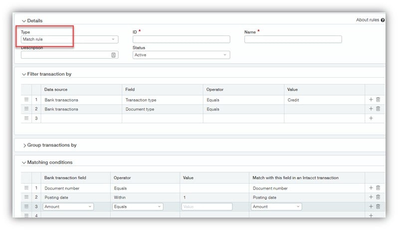 2 bank reconciliation for sage intacct