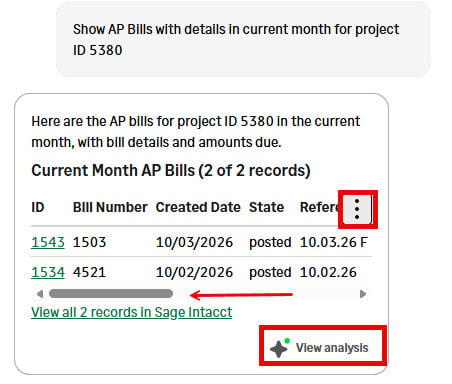 2 Sage Intacct Finance Intelligence Agent Figure 2