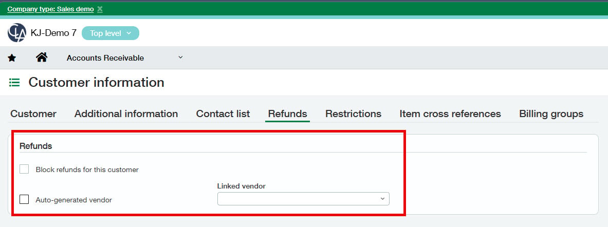 2 Sage Intacct Release 2 of 2026 customer refunds image 2