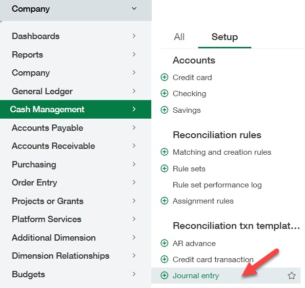 5 Sage Intacct Bank Feeds and Creation Rules 