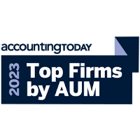 2023 Accounting Today Top Firms by AUM badge
