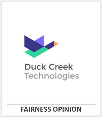 Duck Creek Fairness Opinion