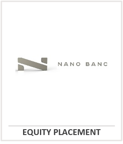 Nano Banc Equity Placement
