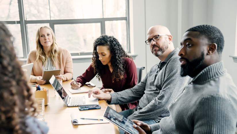 Board meeting discussion