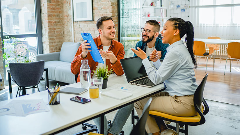 Working atmosphere in the office