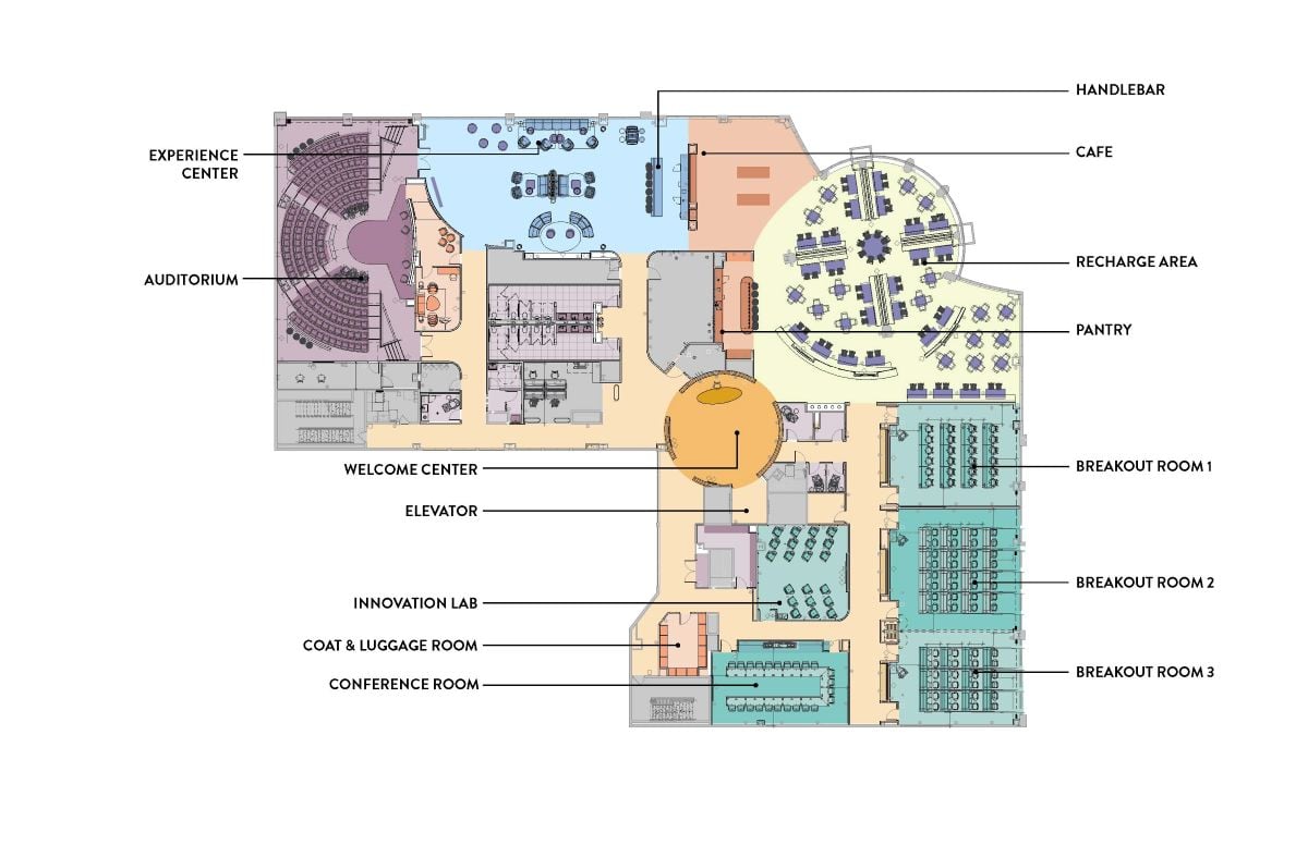 North Carolina Connection Center Floor Plan