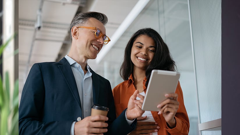 Business People Using Digital Tablet