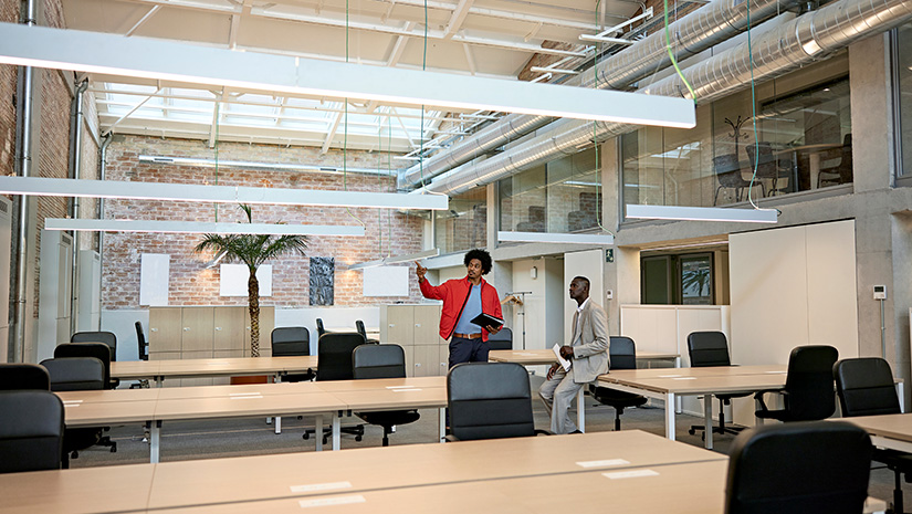 Commercial Real Estate Brokers Discussing Property Details