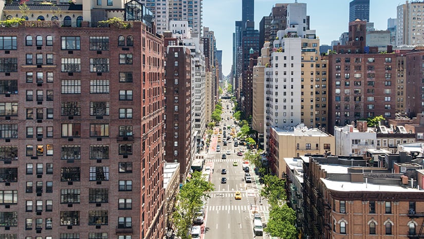Overhead View First Avenue