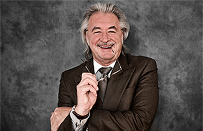 George Wilson smiling