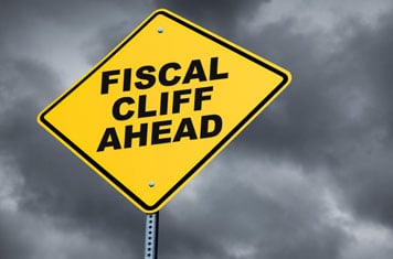 Fiscal Cliff Ahead Sign