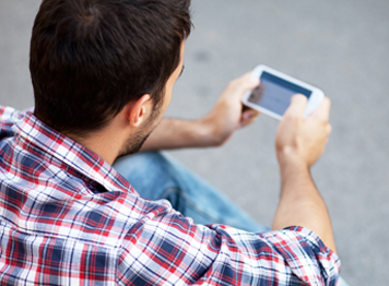 Man on Smart Phone