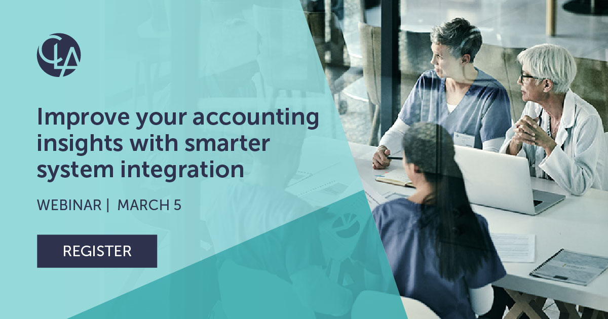 Make Your Data Work For You: Accounting for Success Webinar: CLA